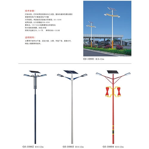新品太陽(yáng)能路燈